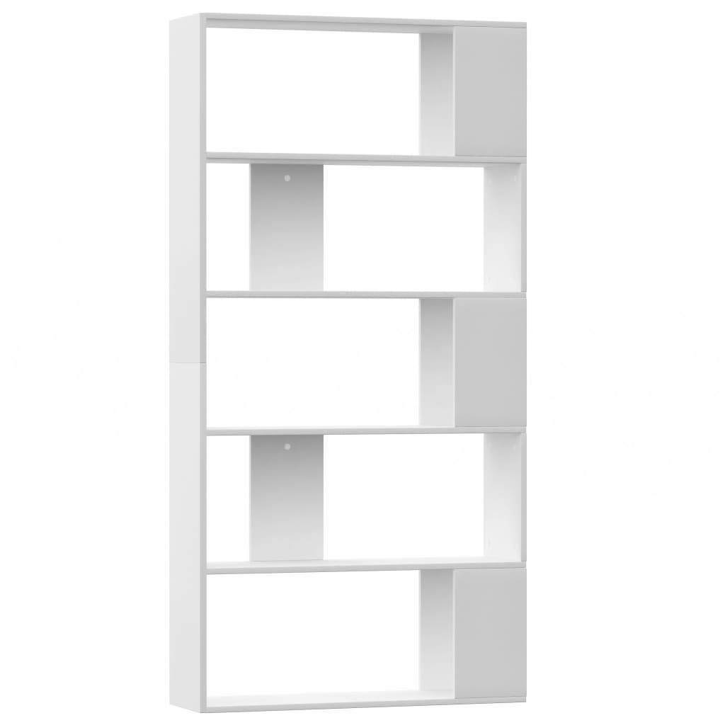 Black Chipboard Book Cabinet Room Divider O766418