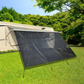 RV Awning Shade Screen with Zipper 8'X13'3'' E777