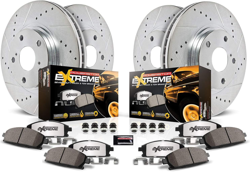 Front and Rear Carbon Fiber Ceramic Brake Kit I46912