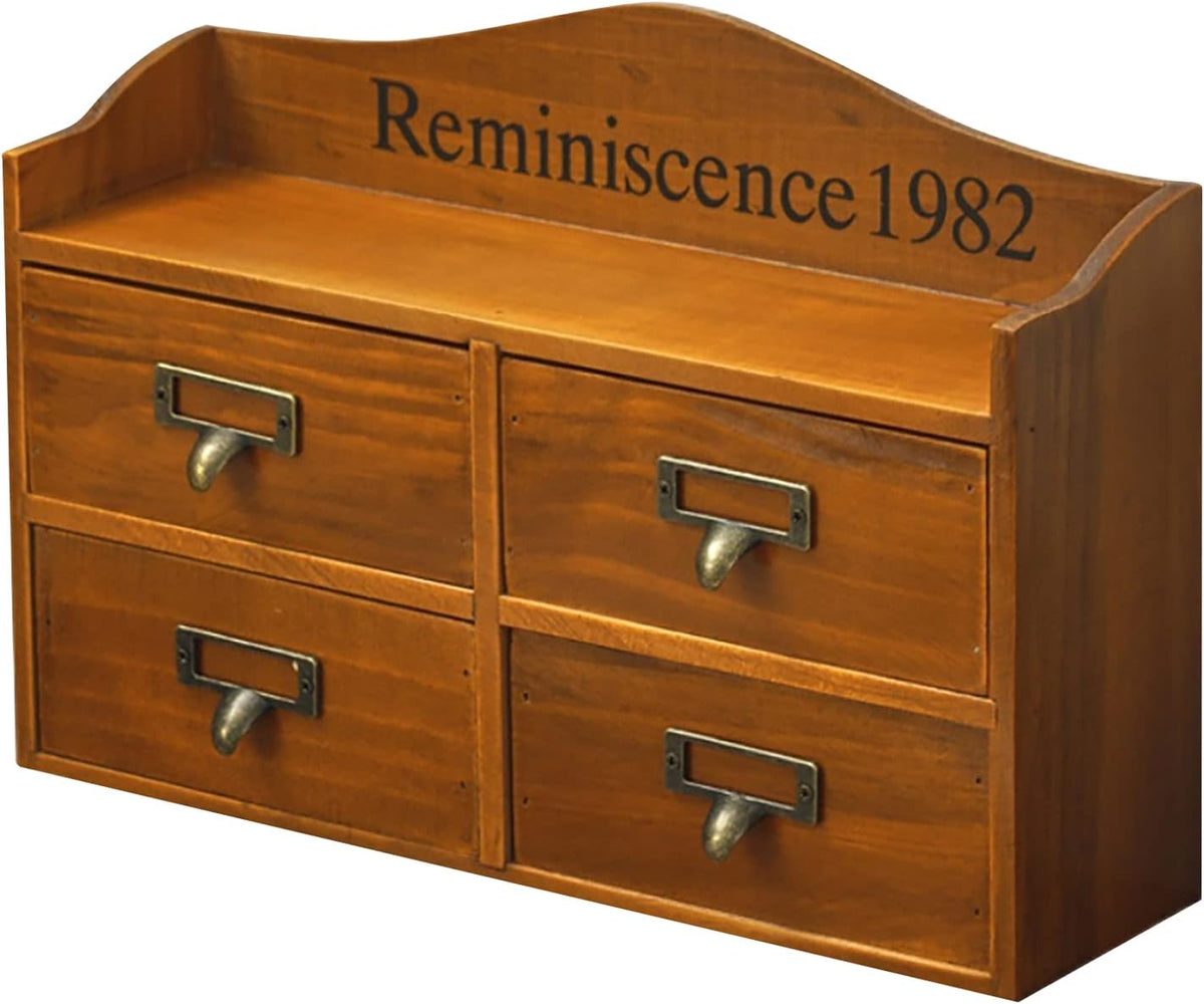 Two Way Desktop Organizer & Wall Shelf with Drawers O362086