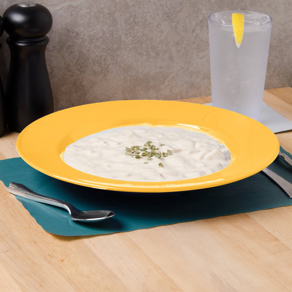 Yellow 16 oz. Melamine Pasta Bowl G87659