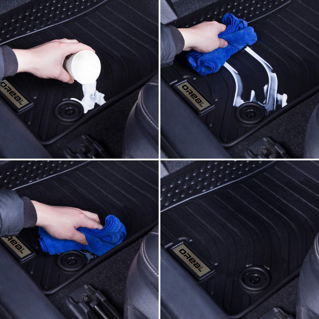 Black Floor Mats Liners F447