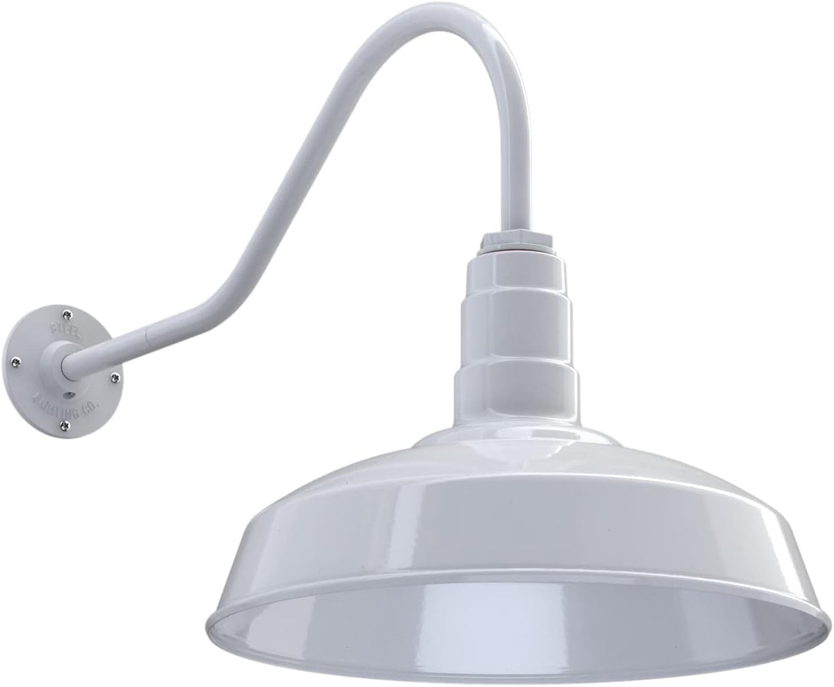 16 Dome Gooseneck Outdoor Wall Mounted Barn Light X26991