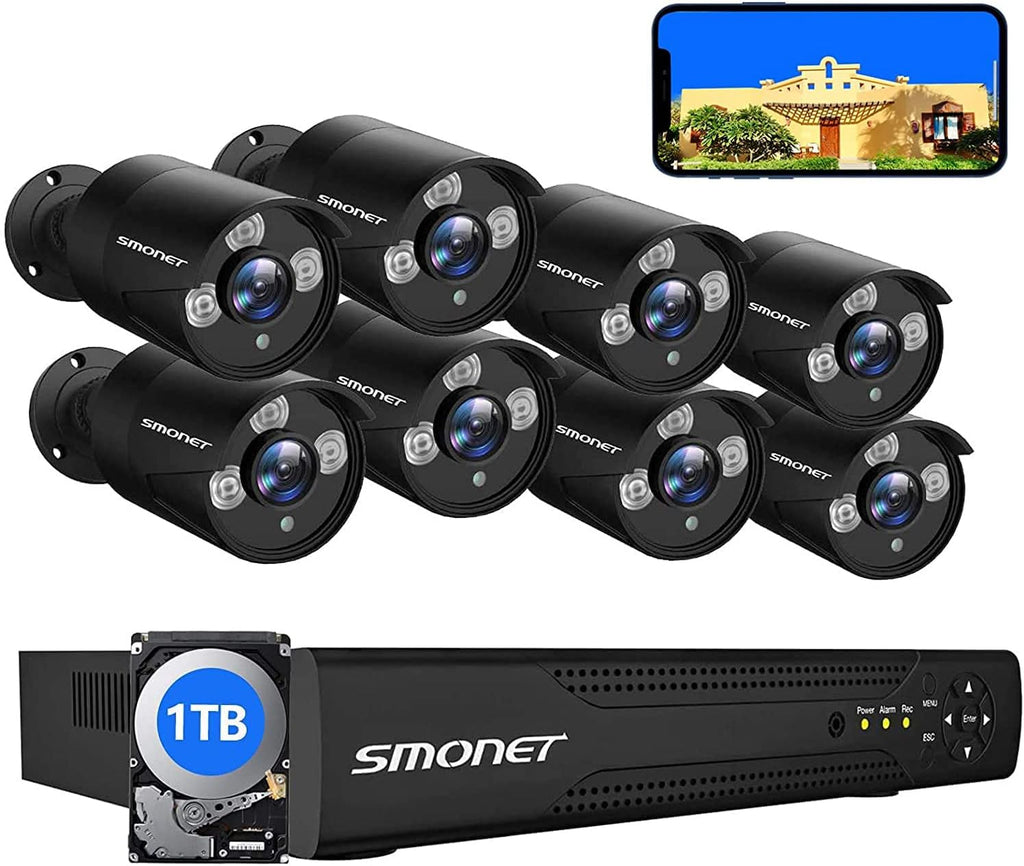 5MP Security Camera System with 2TB HDD P2067