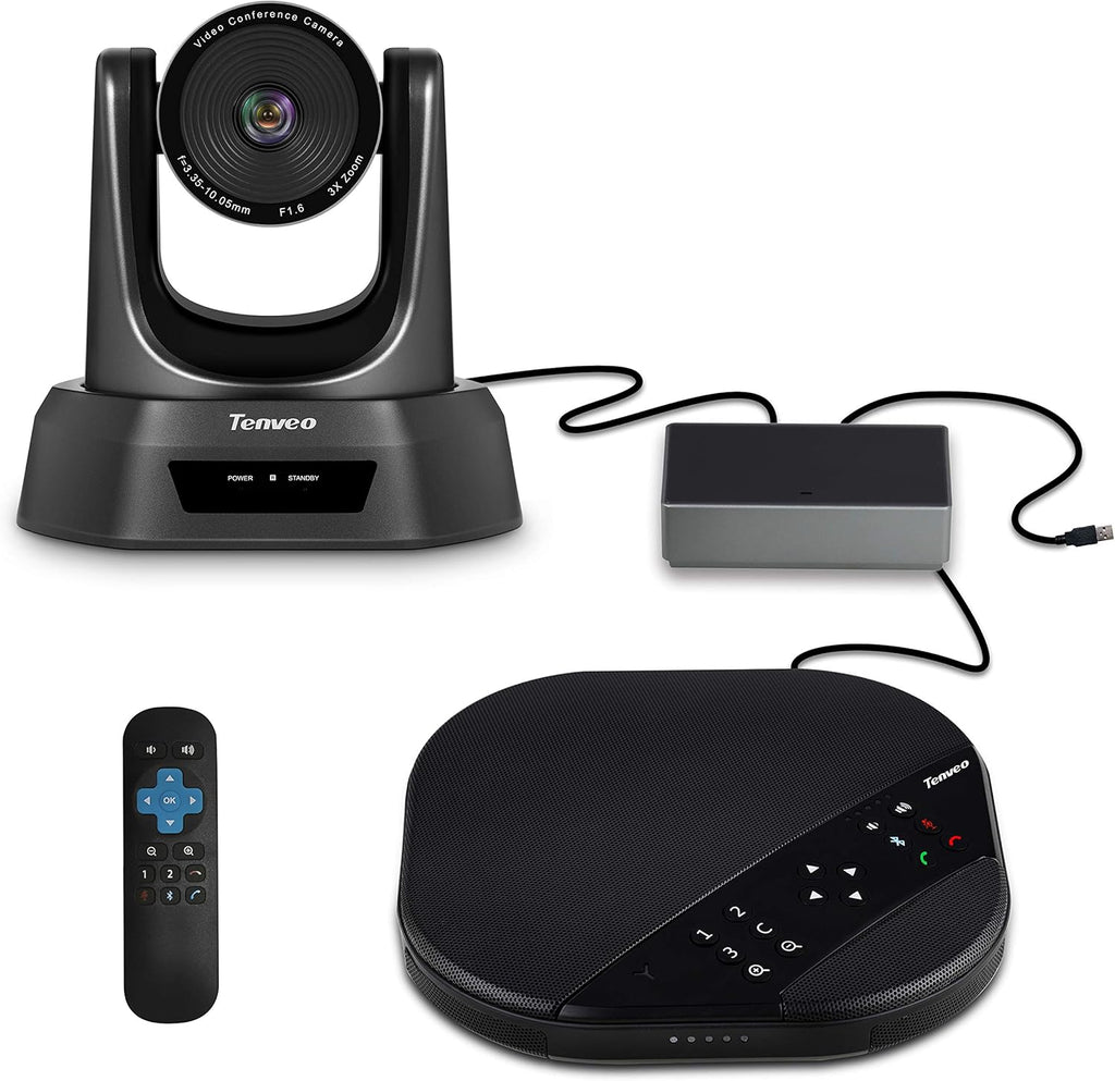 All-in-One Video Audio Conference Camera System 3X Optical Zoom USB PTZ Speakerphone Z455940