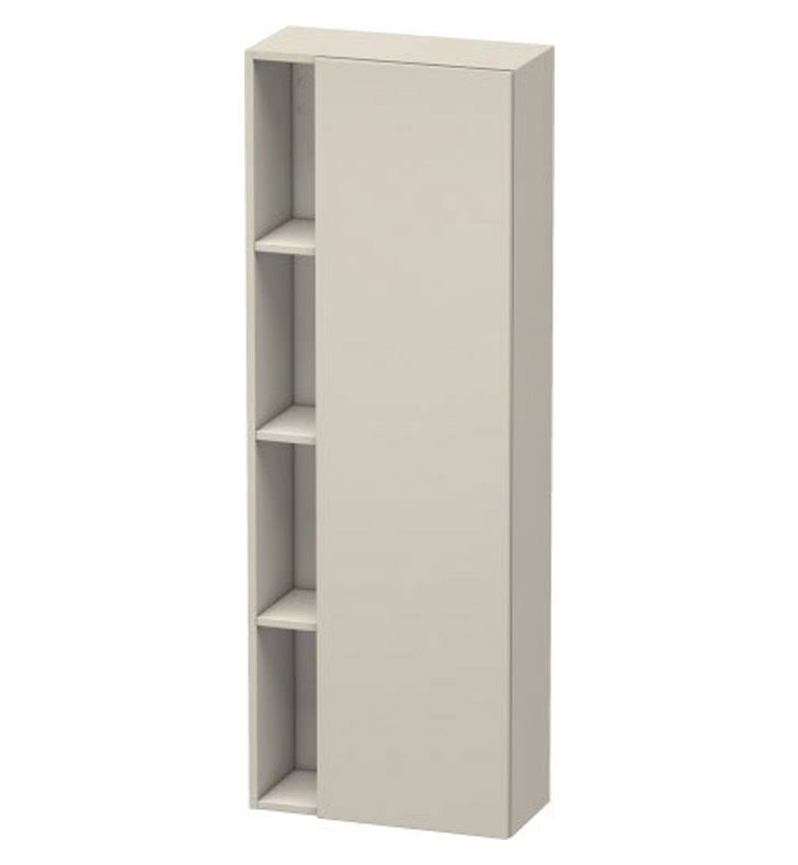 Tall Cabinet Natural Walnut White Matt V321115
