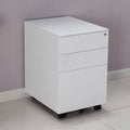 White 3-Drawer Vertical Filing Cabinet F246