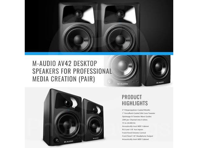 Compact Studio Monitor Speakers (Pair) E336662