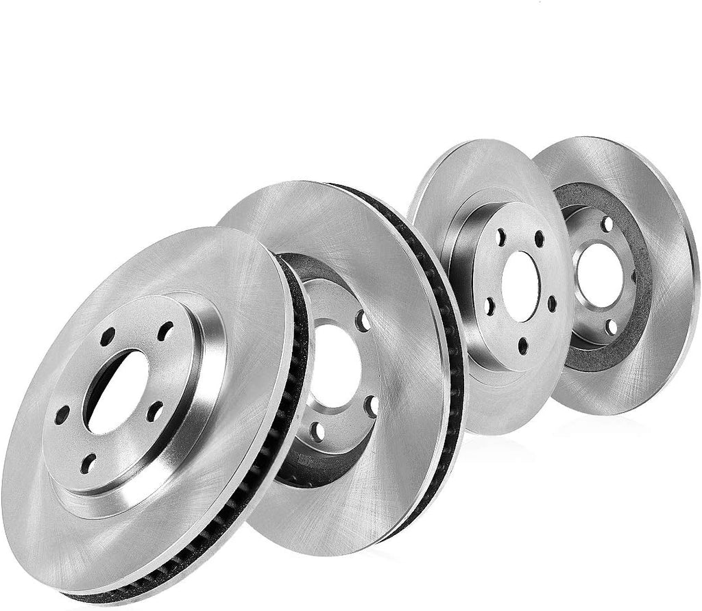 300mm Front + 302mm Rear 5 Lug Brake Disc Rotors K592