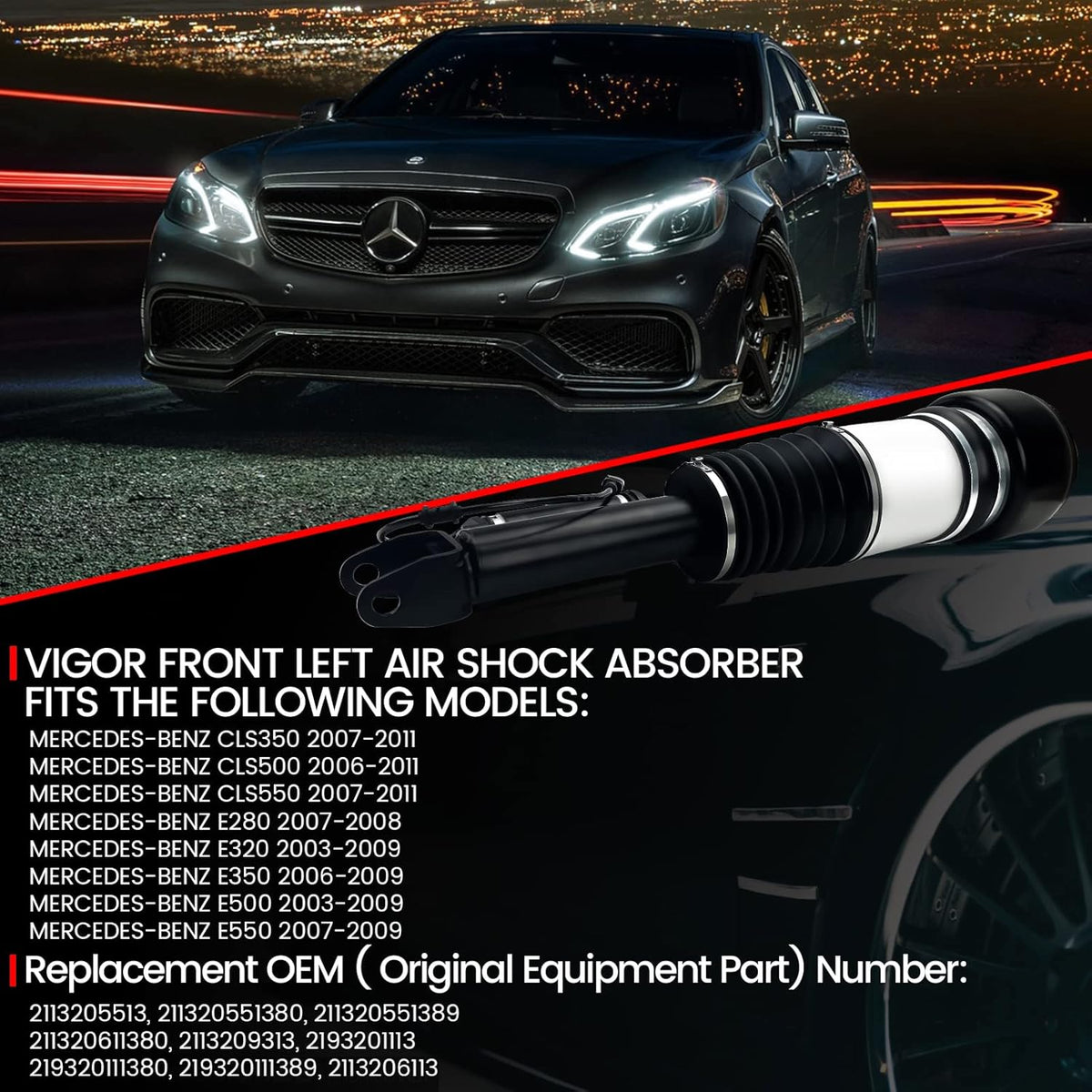 Front Left Air Strut Absorber G827
