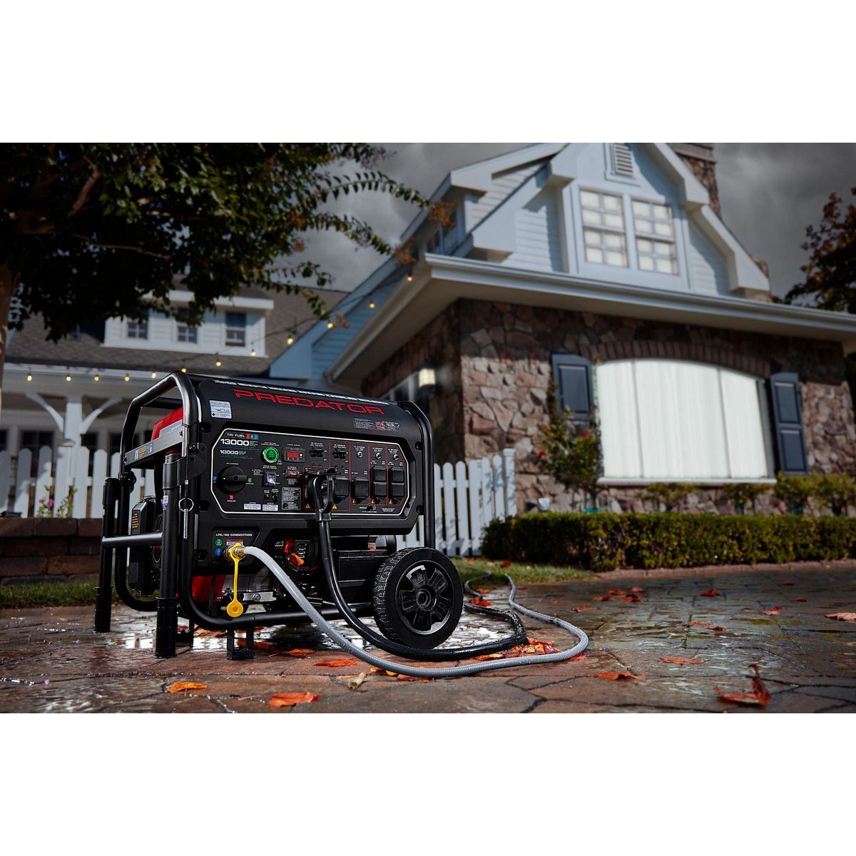 13,000 Watt Tri-Fuel Portable Generator with Remote Start Z381