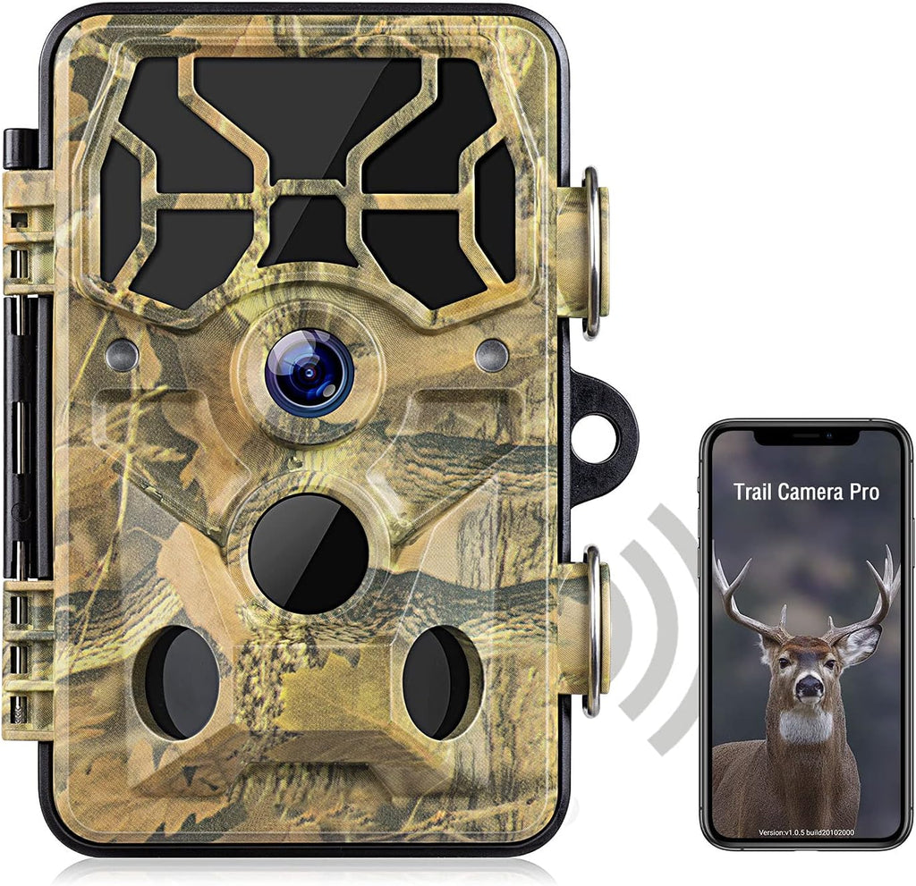 WiFi Bluetooth 1296P 20MP Hunting Game Camera Night Vision Waterproof IP66 S8486