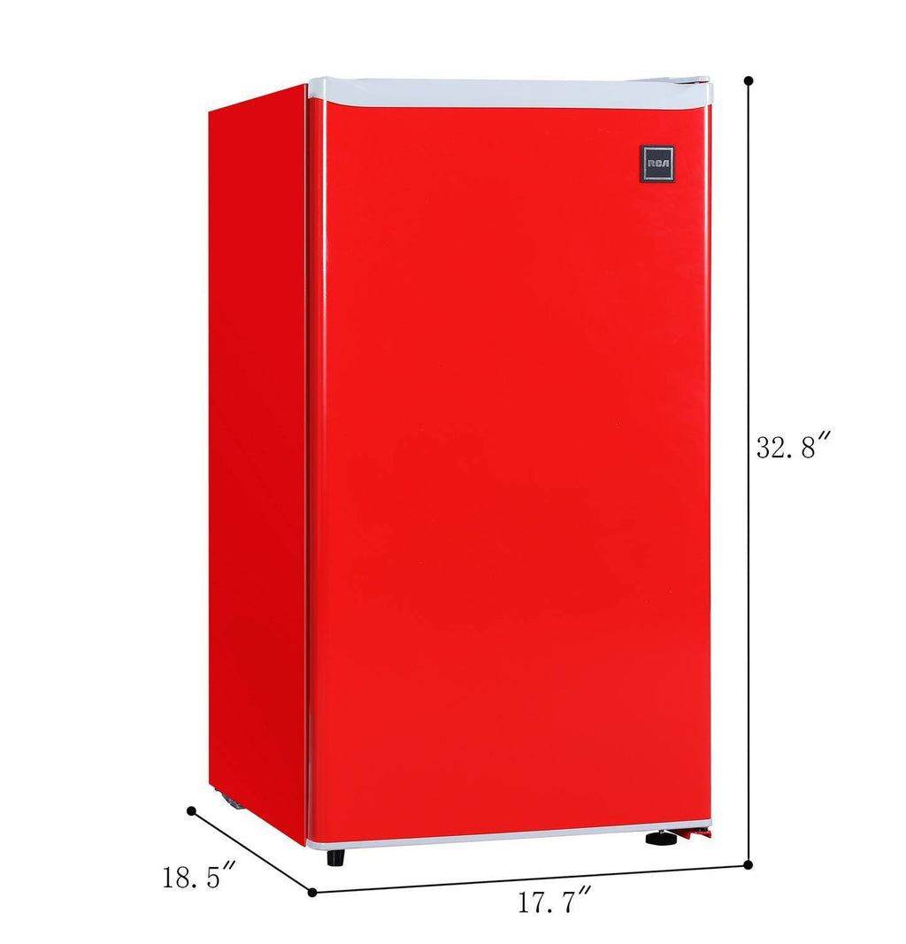 Red 3.2 Cu ft Single Door Mini Fridge M309