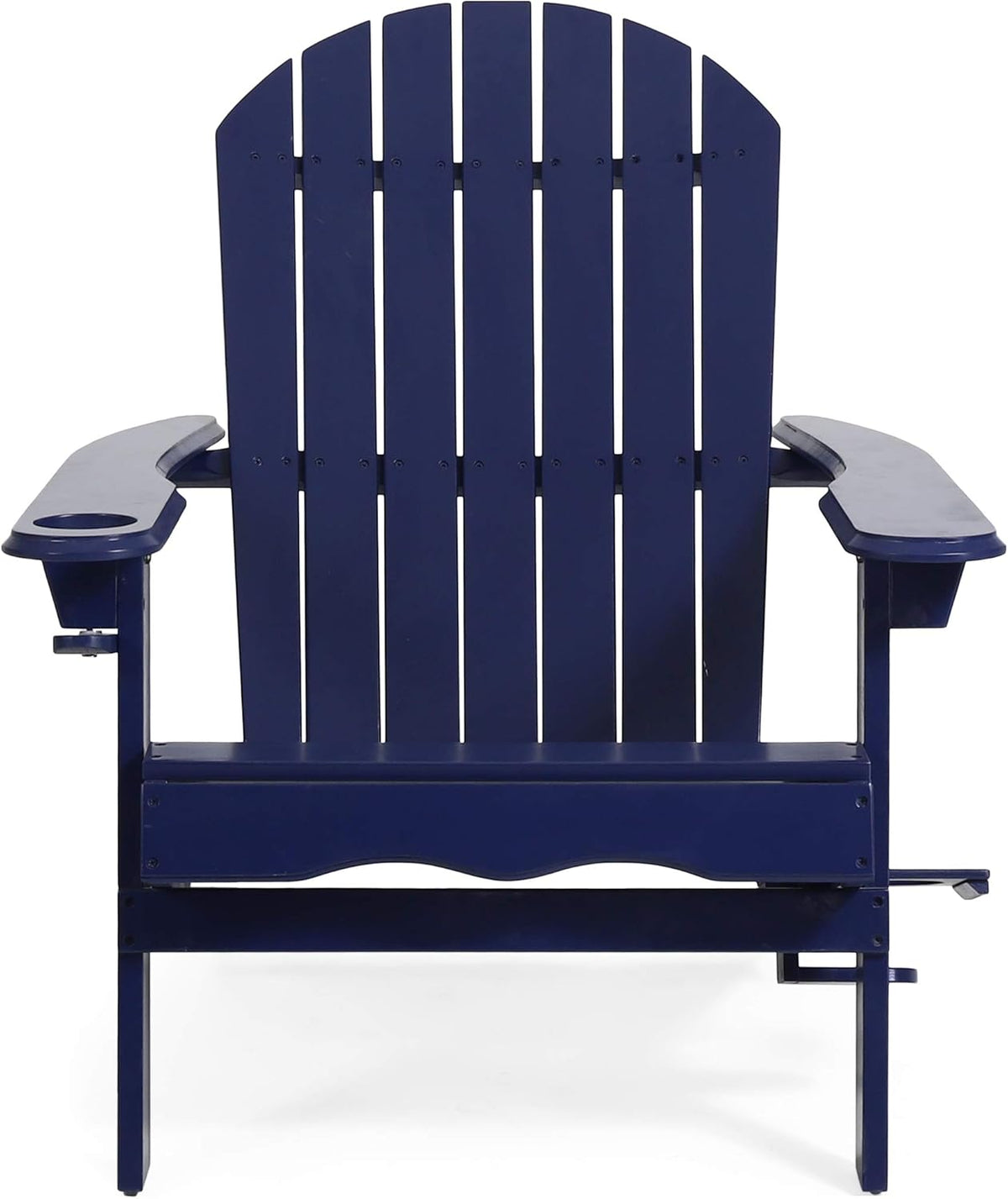 Gray Acacia Wood Folding Adirondack Chair K92791