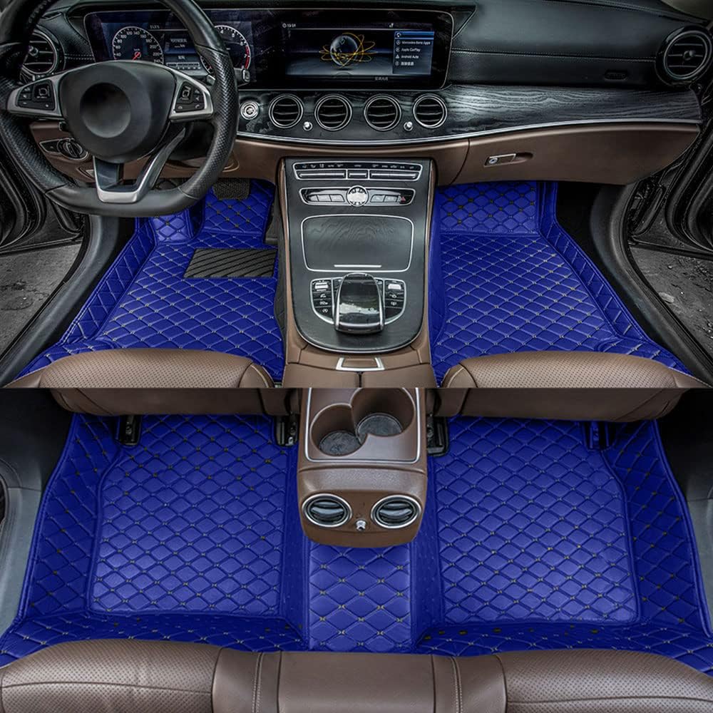 All Weather Non-Slip Leather Car Floor Mats J2514