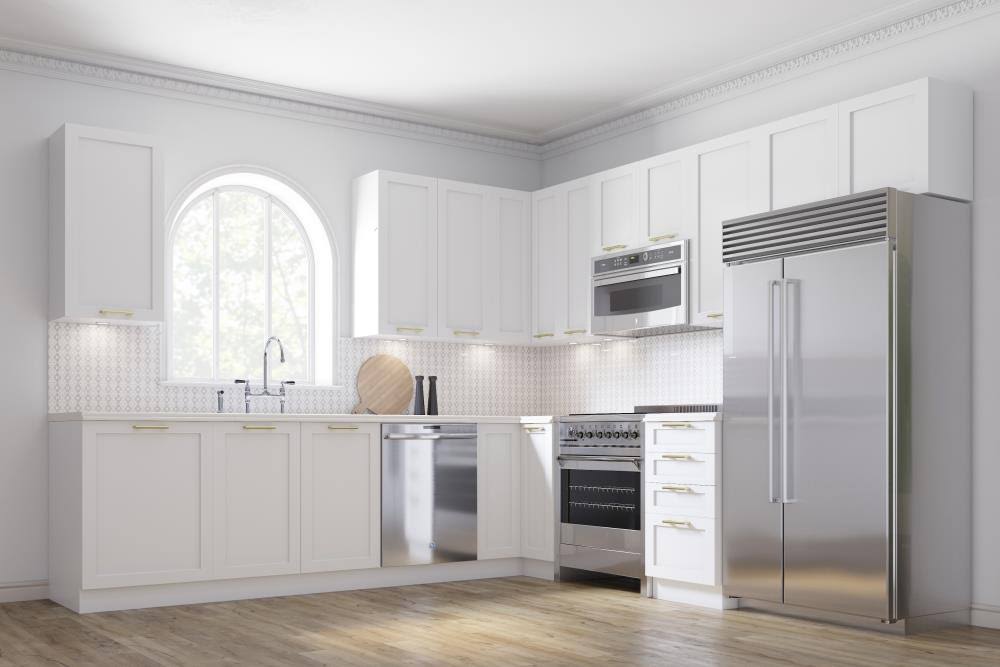Stock Sink Base Cabinet in Shaker White U256