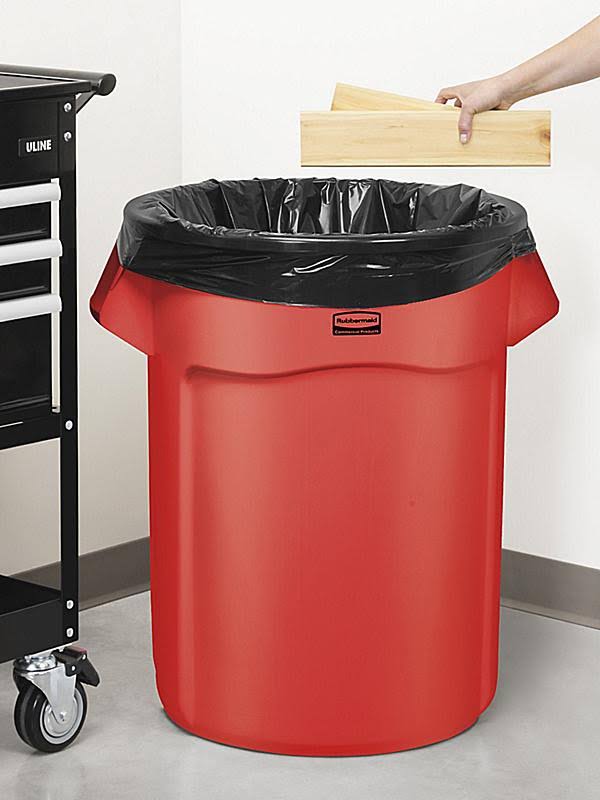 Round Plastic 55 gal Container S477