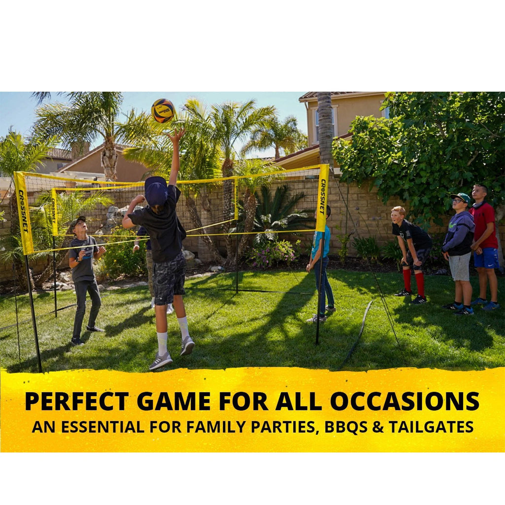 Four Square Volleyball Net and Game Set with Backpack & Ball O5695