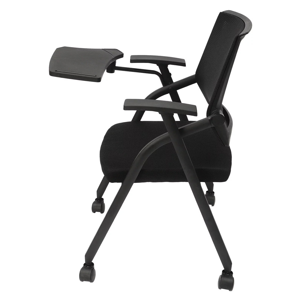 Office Reception Chair with Flip-Up Tablet Arm Q739382