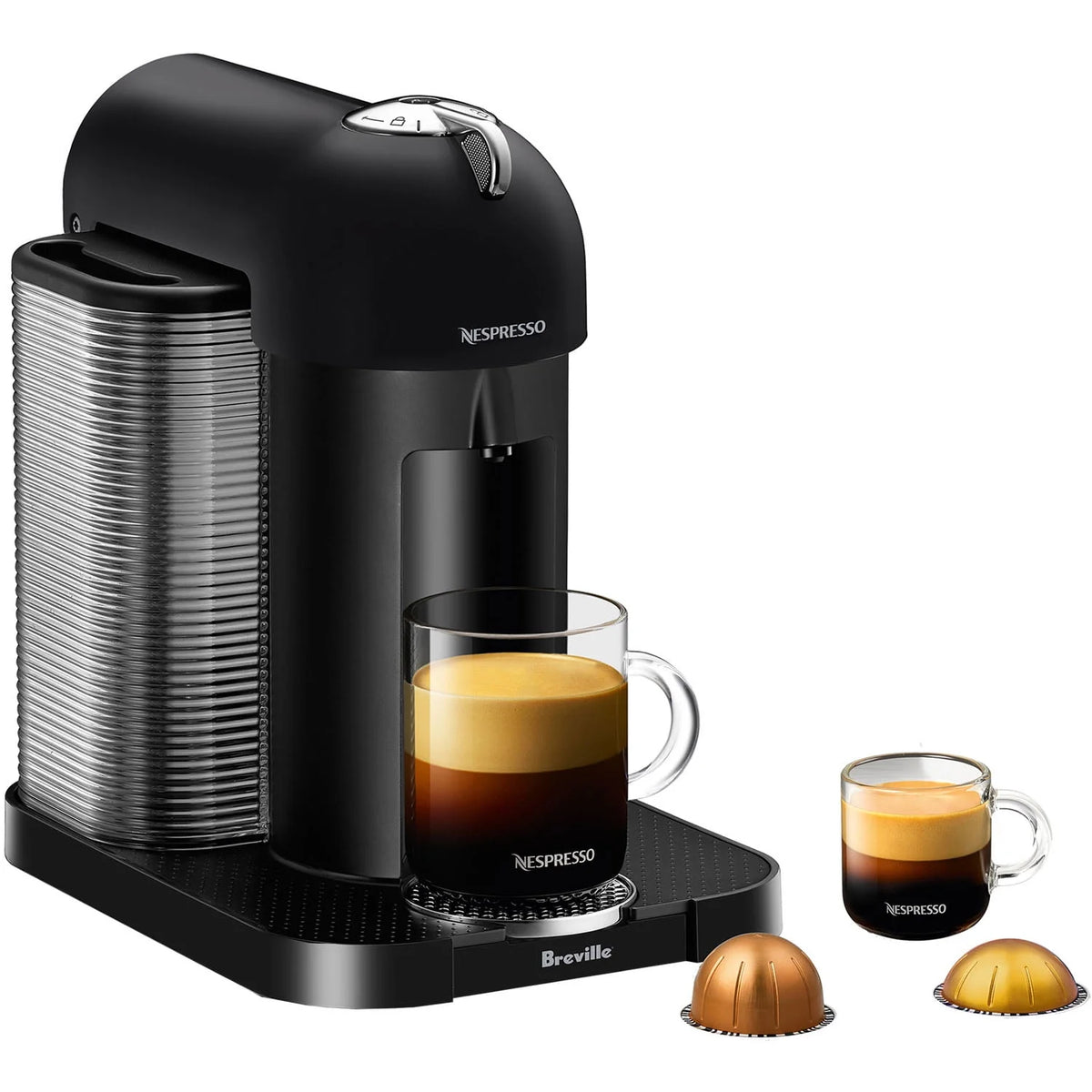 Matte Black Single-Serve Coffee & Espresso Machine Z8317