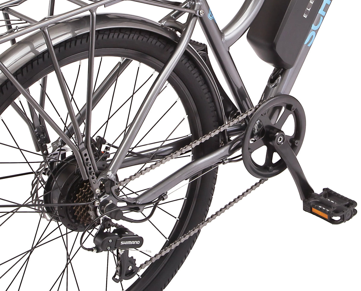 Gray 26-in. Low Step Cruiser Electric Bike Y293243