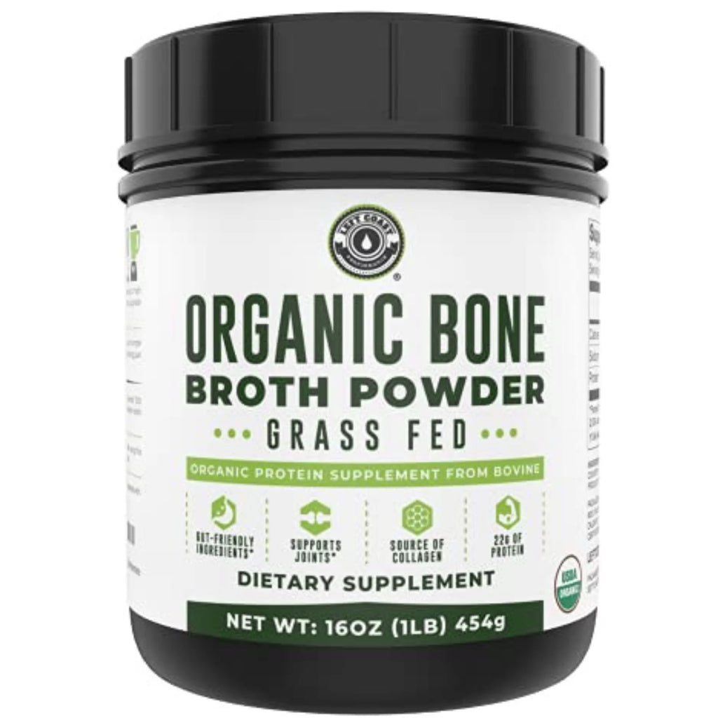 Organic Bone Broth Powder, 21 Servings 16oz C1197