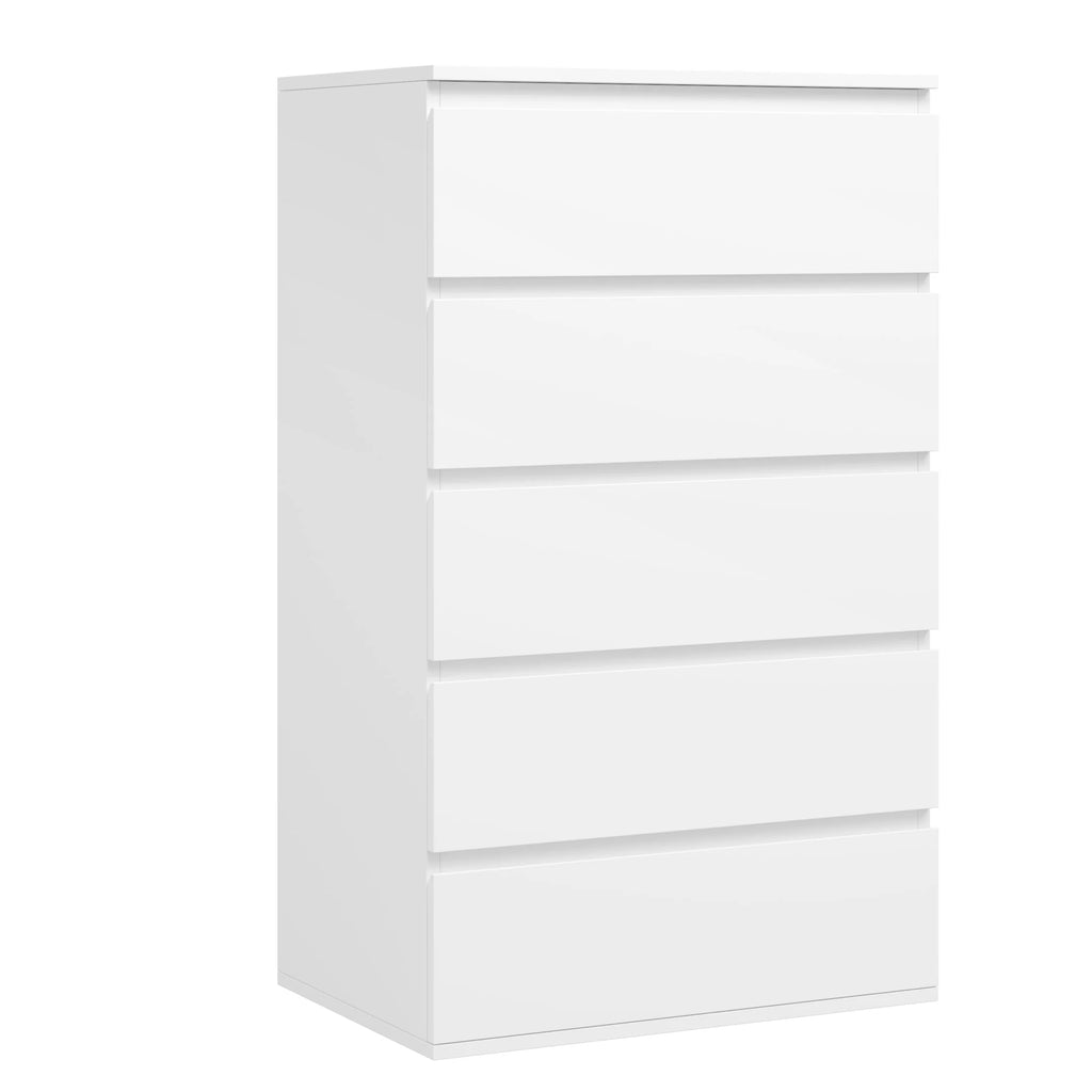 White 4 Drawer Wood Dresser F7033