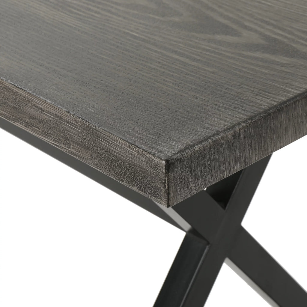 Aluminum Dining Bench with Steel Frame G557
