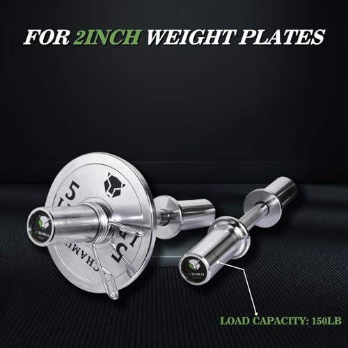 16" Adjustable Dumbbell Handle Pair with Spring Collars I35536