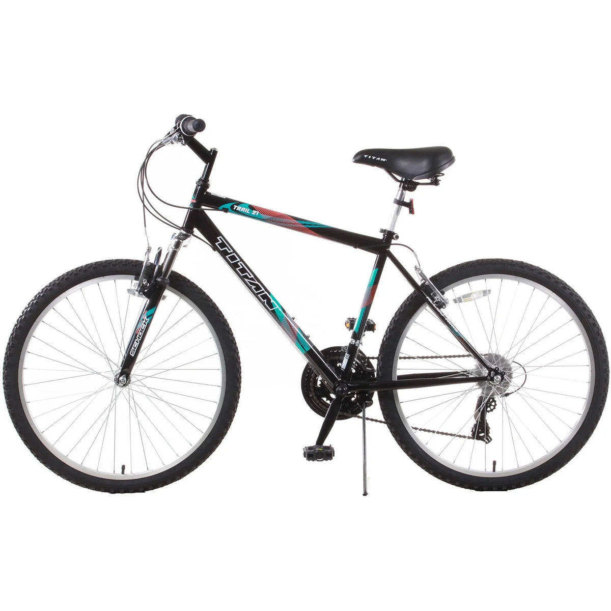 Black 21-Speed Suspension Mountain Bike K74971