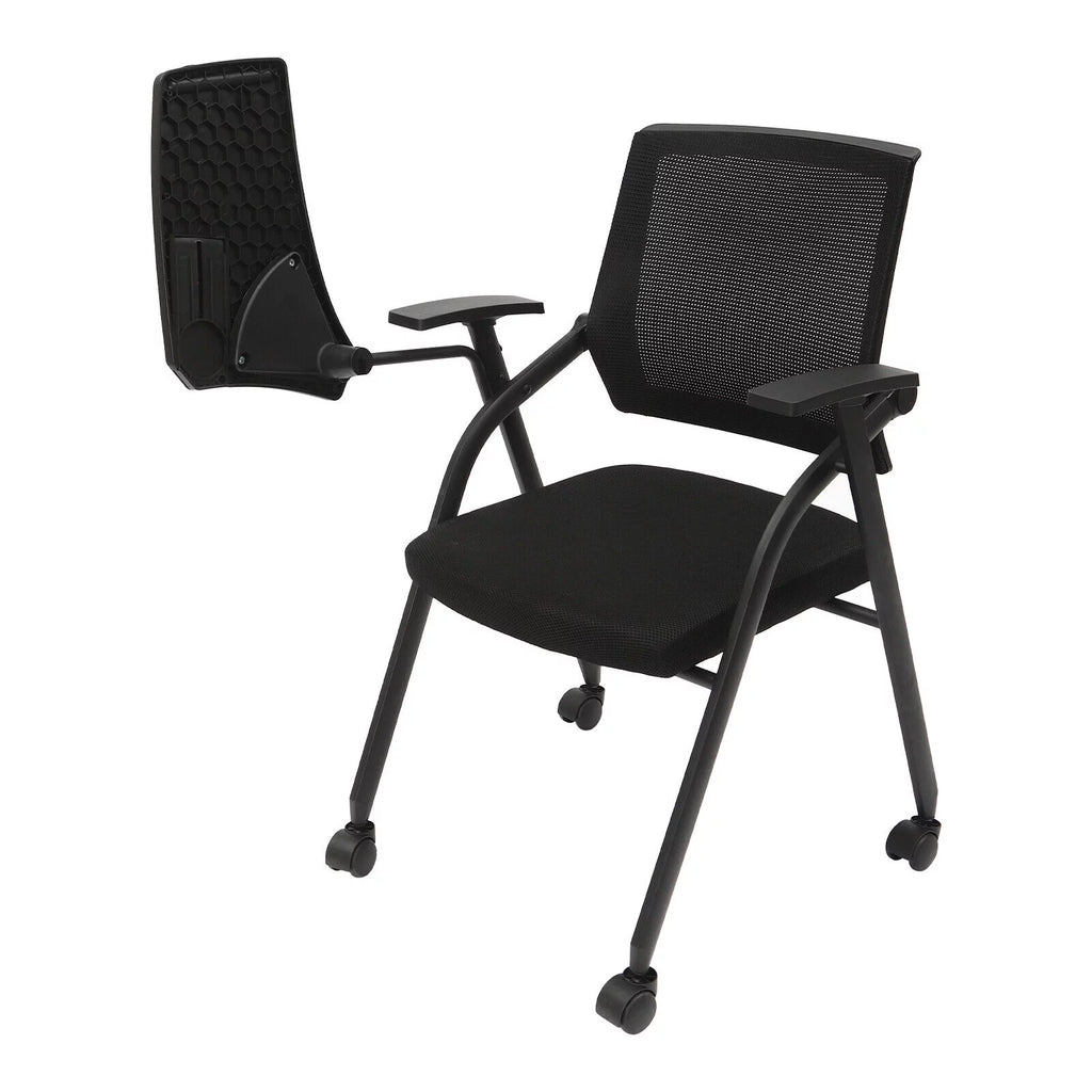 Office Reception Chair with Flip-Up Tablet Arm Q739382