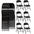 Black Vinyl Folding Chair 6 Pack D246187