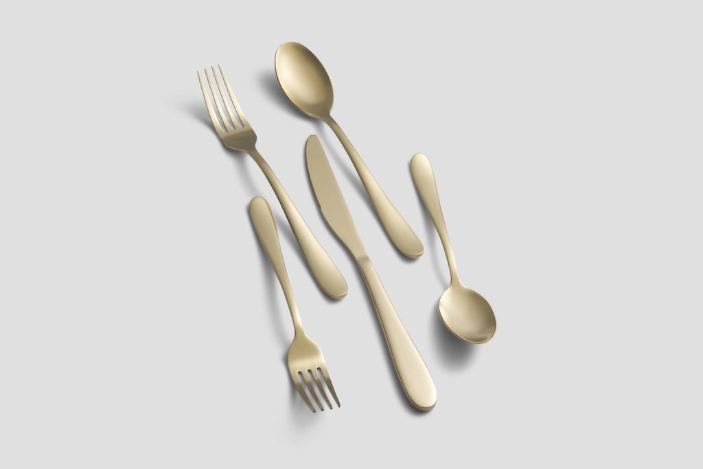 Champagne Satin 20-Piece Flatware Set B448