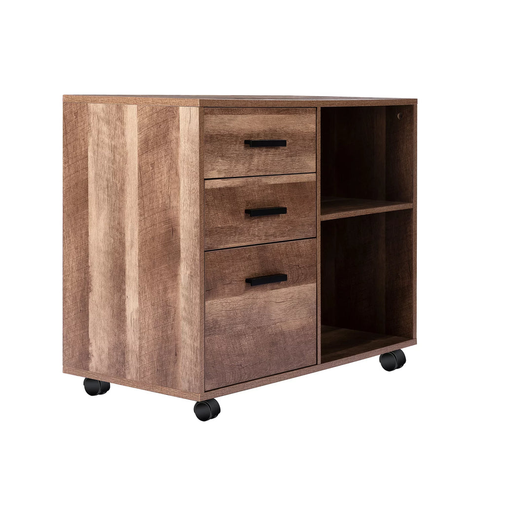 White 5 Drawer Storage Cabinet with Shelf U440096