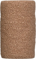 Self-Adherent Elastic Wrap 5 yd 4" Tan Pack of 18 J56243