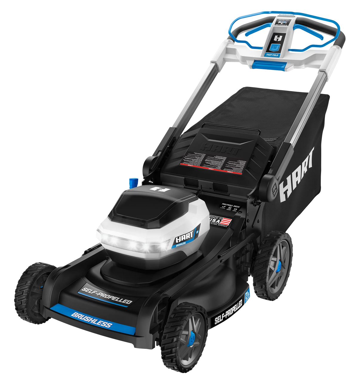 21-inch 3-in-1 Self-Propelled Mower Kit with 6.0Ah Lithium-Ion Batteries O1707