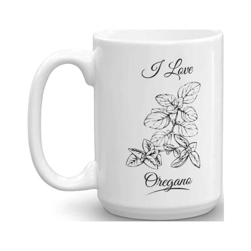 Oregano Herb Leaves Cooking Essentials Coffee & Tea Gift Mug 15oz Y81154