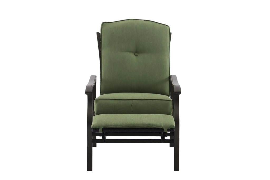 Steel Outdoor Recliner with Cushions V772207