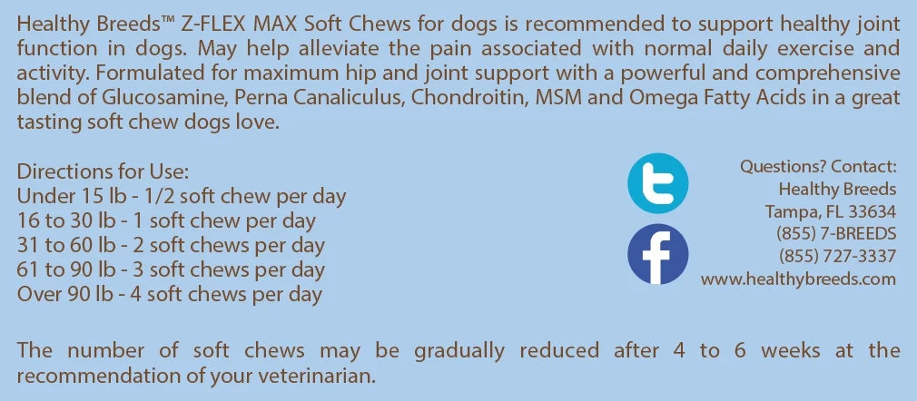 Dog Hip & Joint Soft Chews 50 Count V41203