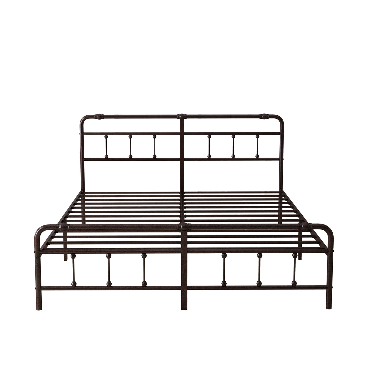 King Size Metal Platform Bed Frame with Headboard/Footboard N16071