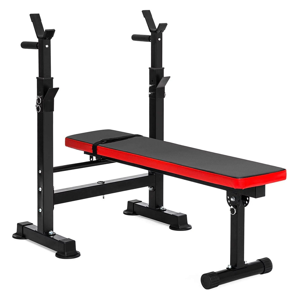Adjustable Olympic Workout Bench with Squat Rack T15341