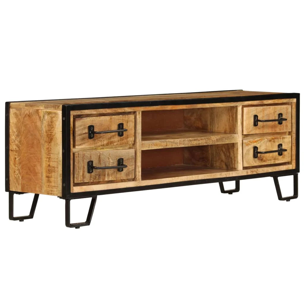 TV Cabinet with Drawers Solid Mango Wood B192
