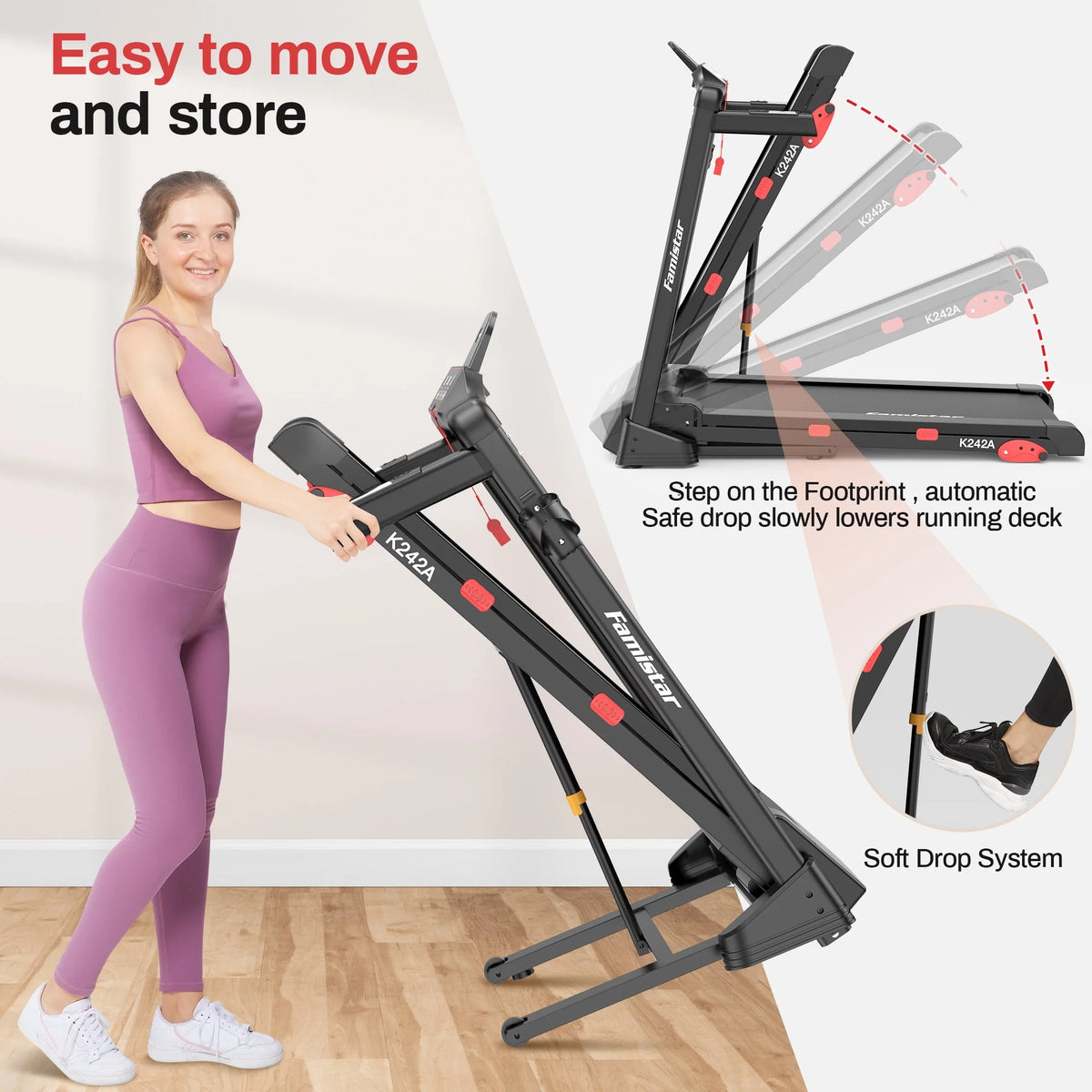 2.5 HP Electric Treadmill with 12% Incline F29641