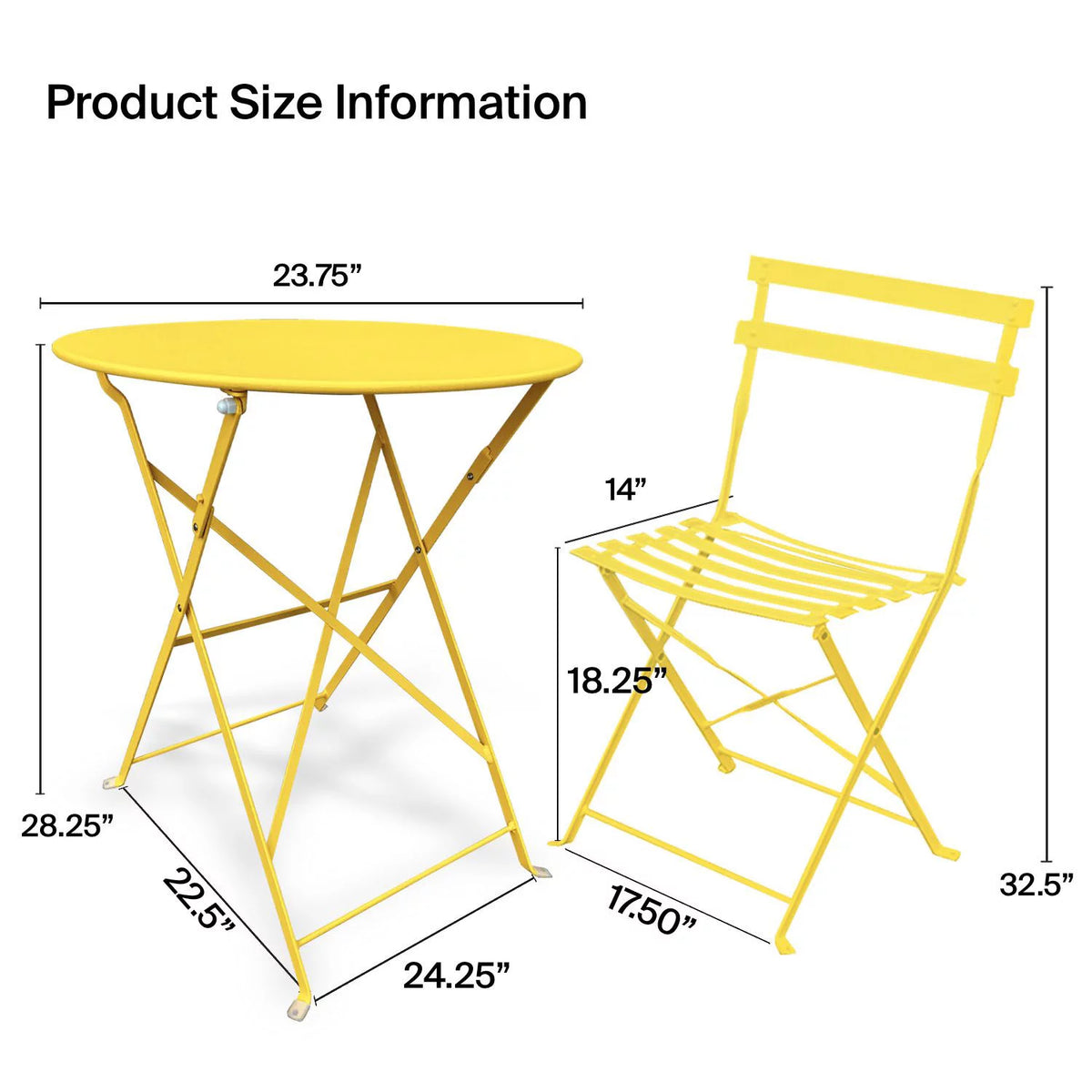 3 Piece Portable Porch Furniture Set C718326