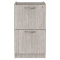 Full Pedestal File 2 Legal/Letter-Size File Drawers Gray W44145
