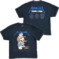 Metallica 1988 Tour Glitter Oversized Fit Tee T-Shirt T146223