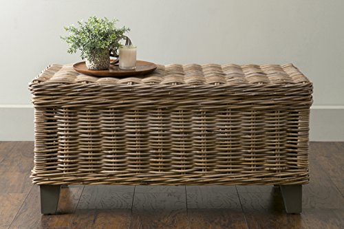 Woven Rattan Storage Coffee Table Q520193