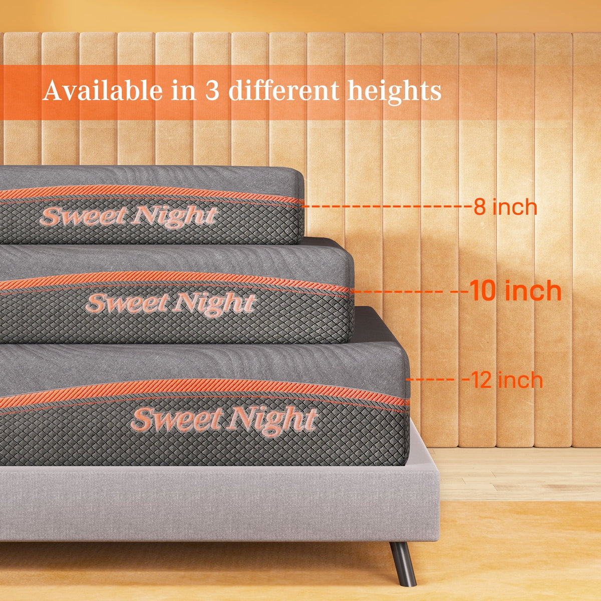 10 Cool Gel Memory Foam Queen Mattress T4282