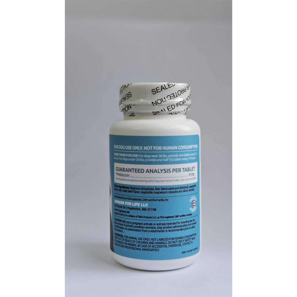 Melatonin for Dogs 6mg 90 Beef Flavored Chewable Tablets I208925