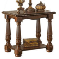 Brown Rubber Wood End Table X65586